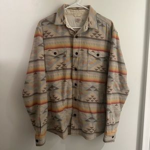 Medium patterned Faherty shirt jacket